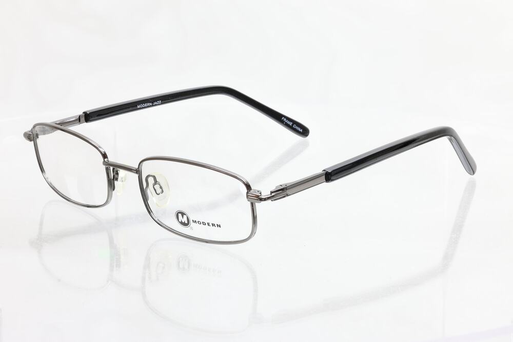 Modern Jazz Gunmetal 54-18-145mm Eyeglass FRAMES ONLY - NEW/WITHOUT TAGS